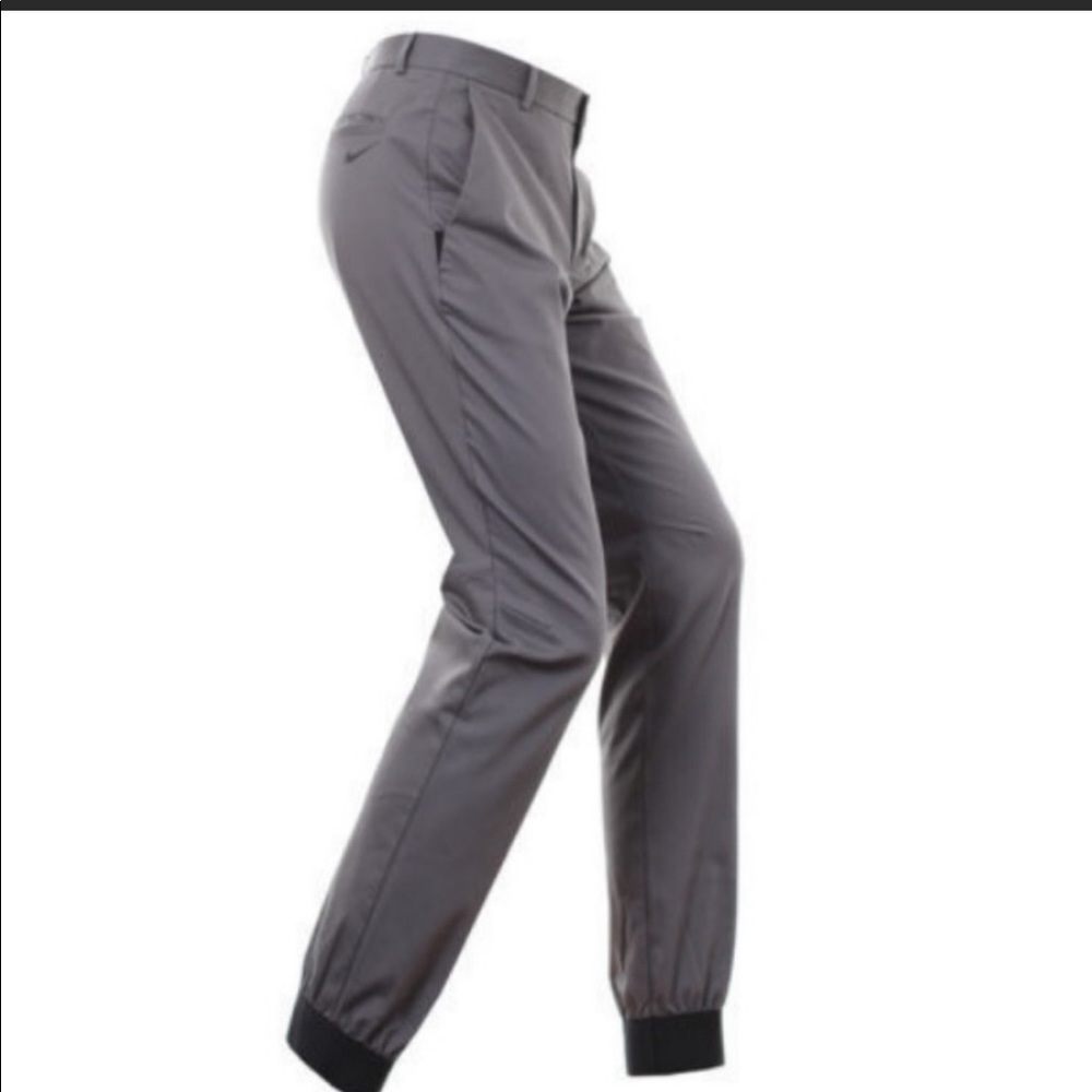 New Nike Flex Jogger Golf Pants Gray Modern Fit 38